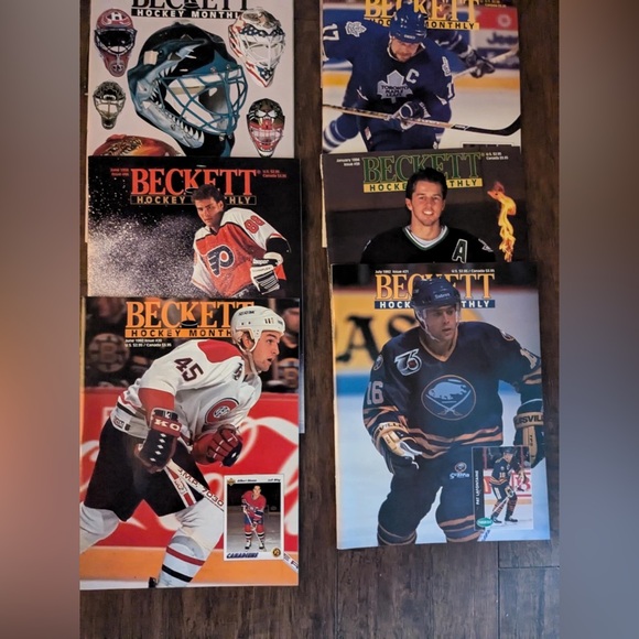 Vintage Beckett Hockey Magazines - Picture 4 of 4